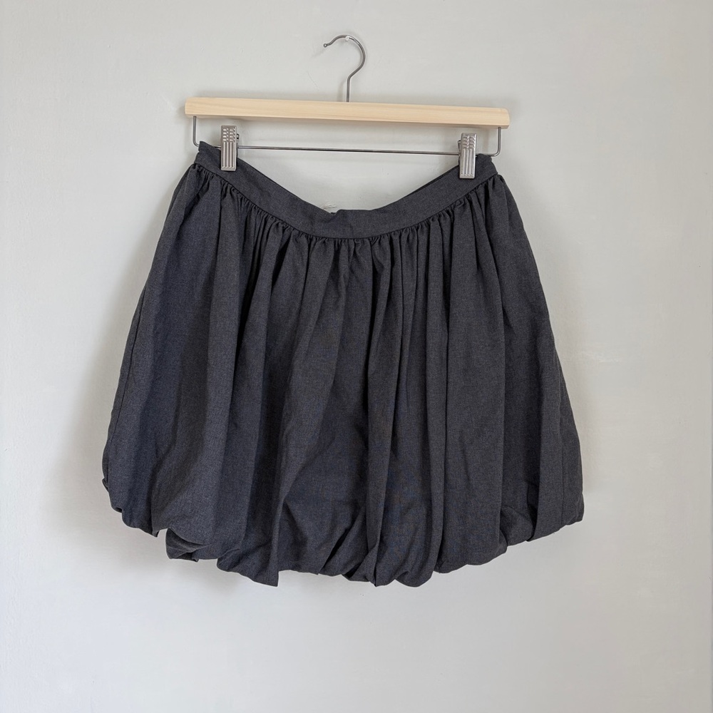 Marni Pleated wool mini bubble skirt